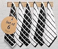 Vista 16 de Juego de paños de cocina de algodón Urban Villa de 8 piezas, paño de cocina de waffle 30x30 cm, paños de cocina altamente absorbentes y suaves