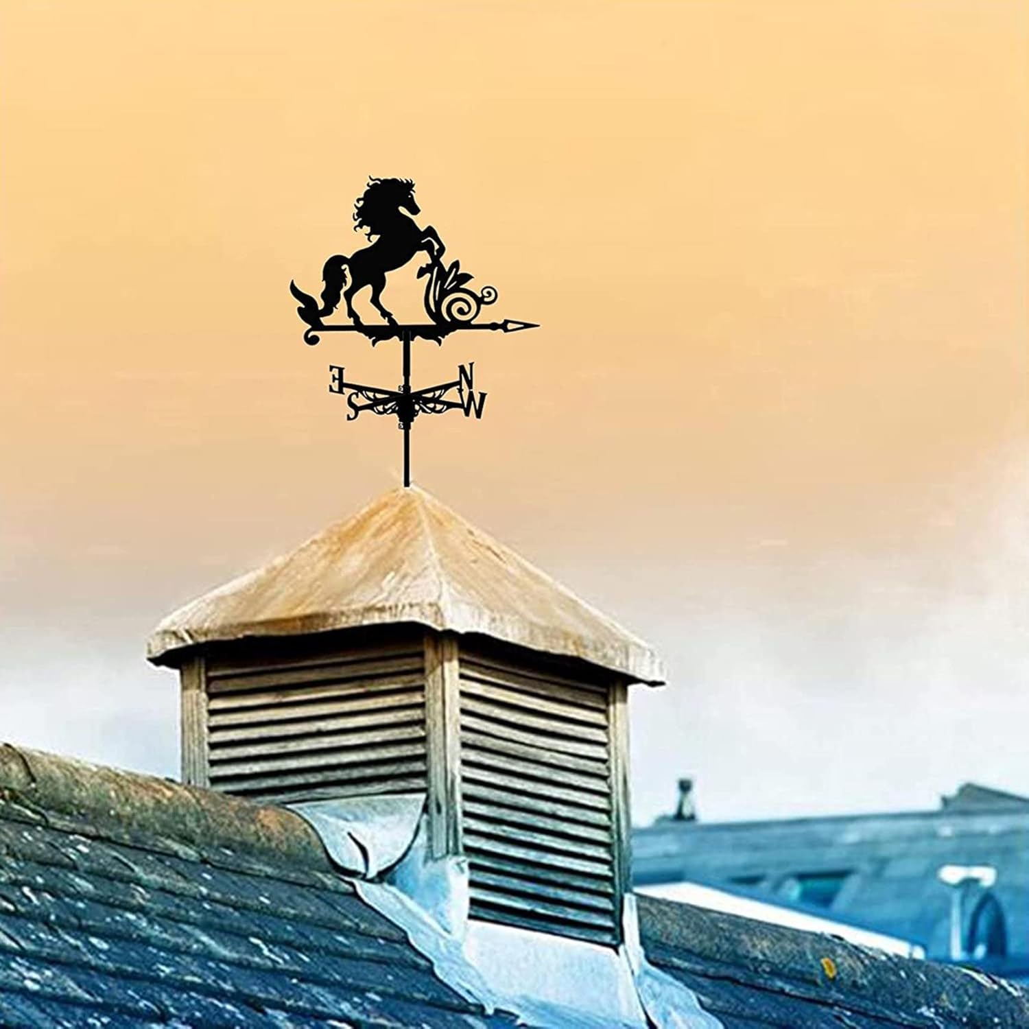 装飾風ベーンメタルウェザーベーンガーデンマウントヤードステーク風向インジケーターガーデンステークウェザーベーンアウトドアプロフェッシ