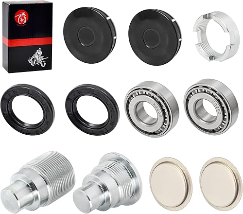 Kit de reconstrucción de tuercas de bloqueo y tapa de cojinete de basculante para Honda Recon 250 TRX250X TRX250EX TRX 250TE/TM Rancher 350 400