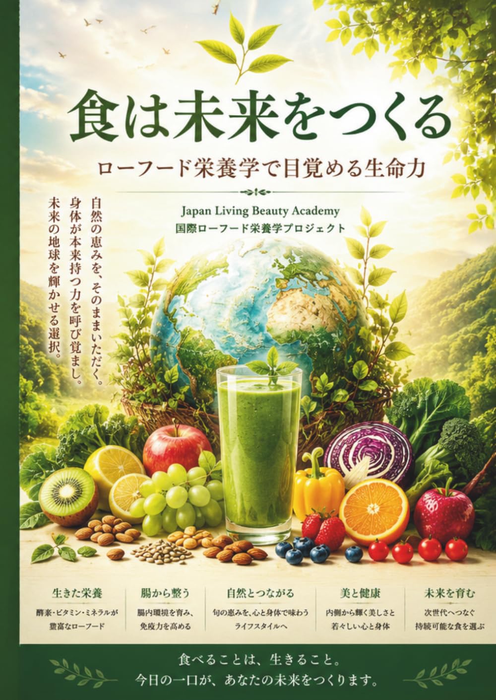 食は未来をつくる ローフード栄養学で目覚める生命力: AI時代の健康と生命力を育てる新しい栄養学 (Rebirthing Life Books)