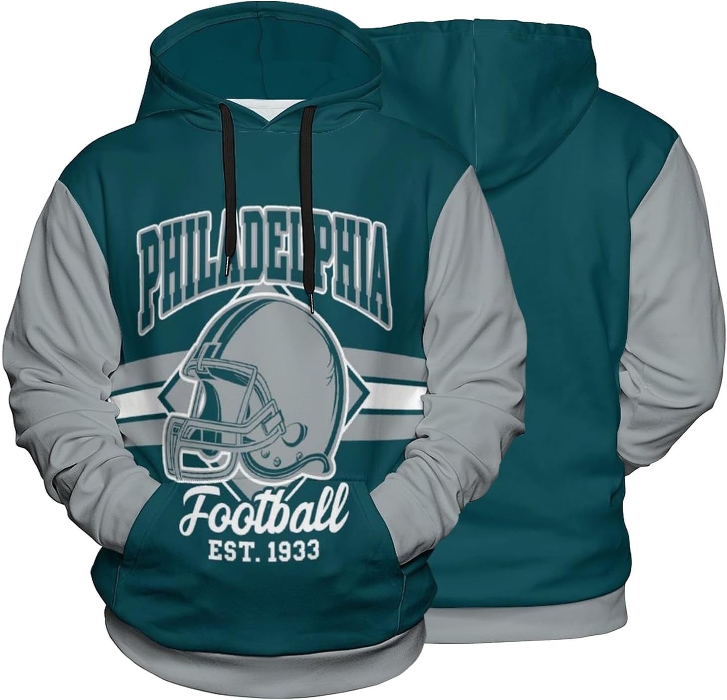 Men's Football Hoodie Team City Pullover Hooded for Men Women 3d Print Casual Sweatshirt Hooded Fan Gift