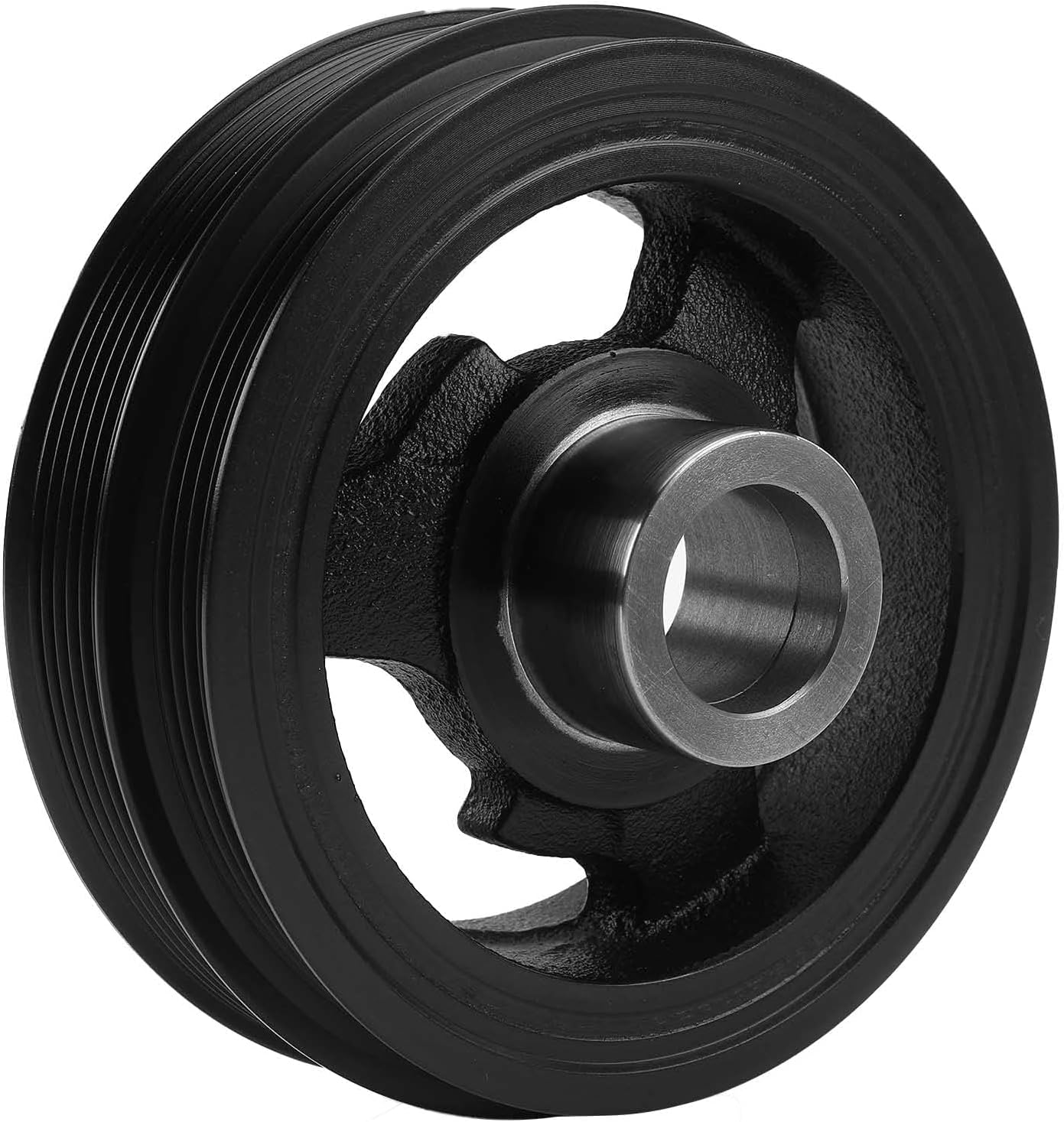 A-Premium Engine Harmonic Balancer Pulley Compatible with Ford Explorer, Edge, Flex, Fusion, Taurus, Transit-250 & Lincoln Continental, MKS, MKT, MKX, MKZ & Mazda 6, CX-9 & Mercury Sable, 3.5L 3.7L