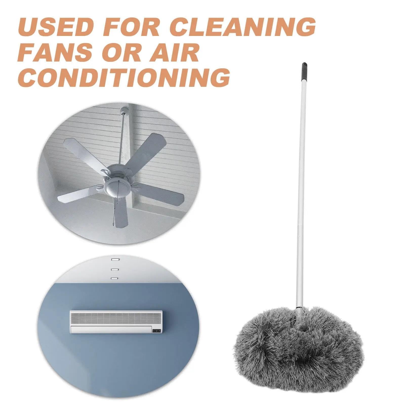Plumero para Ventiladores De Techo Cepillo Plumero de Limpieza Extensible
