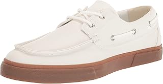 Men's Union Wharf 2.0 EK+ 2 Eye Boat Oxford, White Canvas, 13 Medium