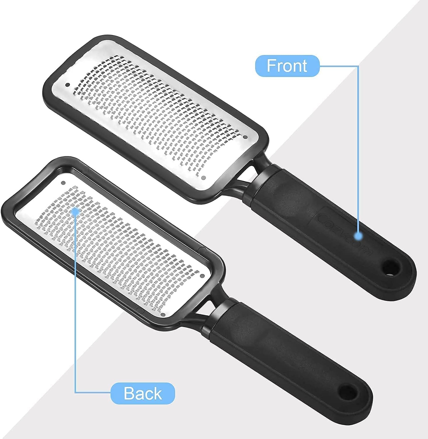 Foot Scrubber Files for Callus Remover Easkep 32 Rows Professional Stainless Steel Foot File for Pedicure to Removes Hard Skin Corns