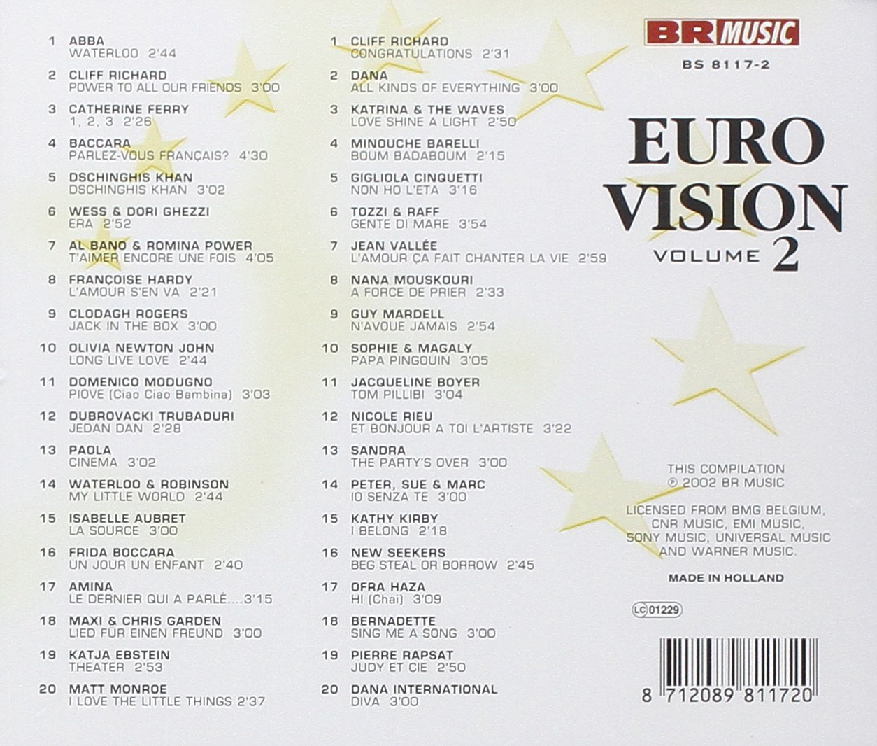 Eurovision Vol.2-40tr [Import]