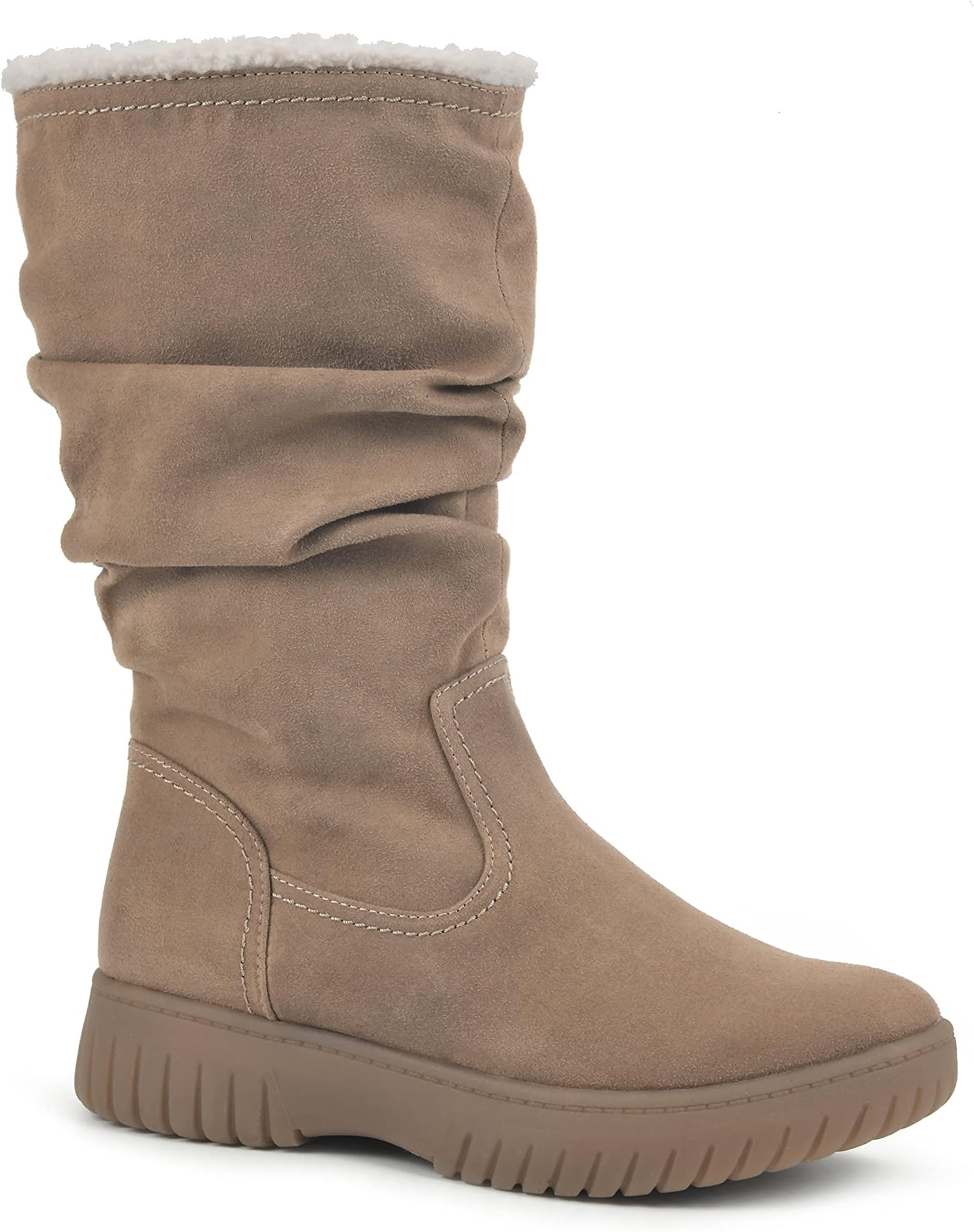WHITE MOUNTAIN Women's Gingerly Slouch Boot Mid Calf