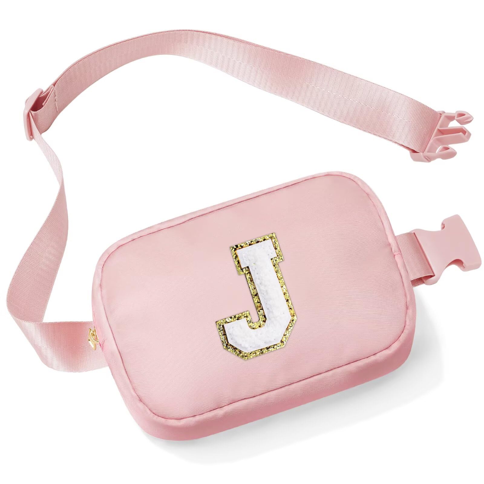YOOLIFE Buchstaben Bauchtasche Kinder Mädchen Gürteltasche - Geschenk Mädchen 3 4 5 6 7 8 9 10 11 12 Jahre, Personalisiert Teenager Geschenke für Frauen Freund Schwester Mama