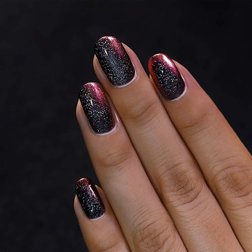 Miniatura 621 de ILNP Madison Ave Esmalte de uñas holográfico metálico rosa antiguo