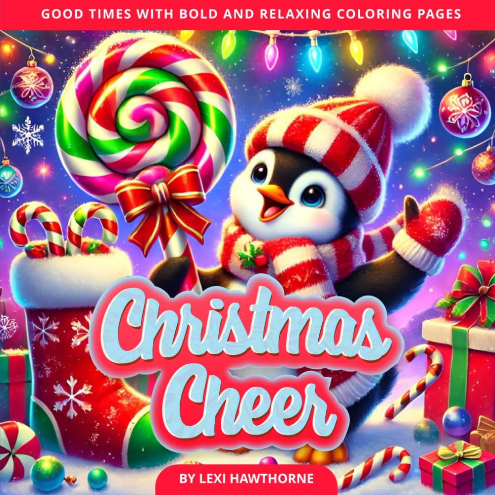Christmas Cheer: Good Times with Bold and Relaxing Coloring Pages