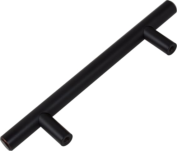 GlideRite Hardware 5001-96-ORB-10 3.75 inch Cc Oil Rubbed Bronze 6.125 inch Long Solid Handle bar Pulls 10 Pack