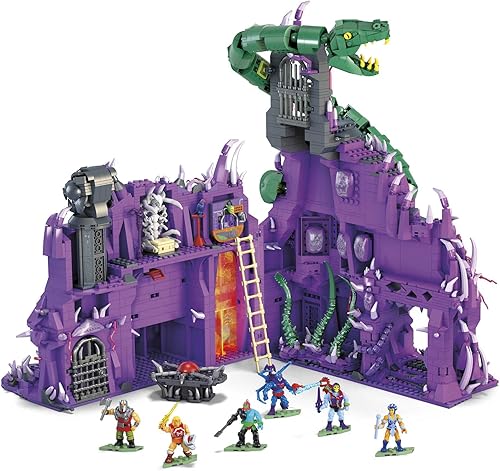 Miniatura 3 de Mega Motu - Juego de construcción de juguetes de superhéroe para adultos maestros coleccionables del universo con He-Man esqueleto y más embalaje