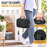 Case Compatible with Kodak Dock Plus/for Kodak Dock Premium Wi-Fi Portable 4x6 Instant Photo Printer. Bluetooth Photo Printing Holder for Adapter, Cartridge, Paper, Power Cords (Box Only) | Travel Storage Organizer Box, Large Capacity for KODAK Dock 
