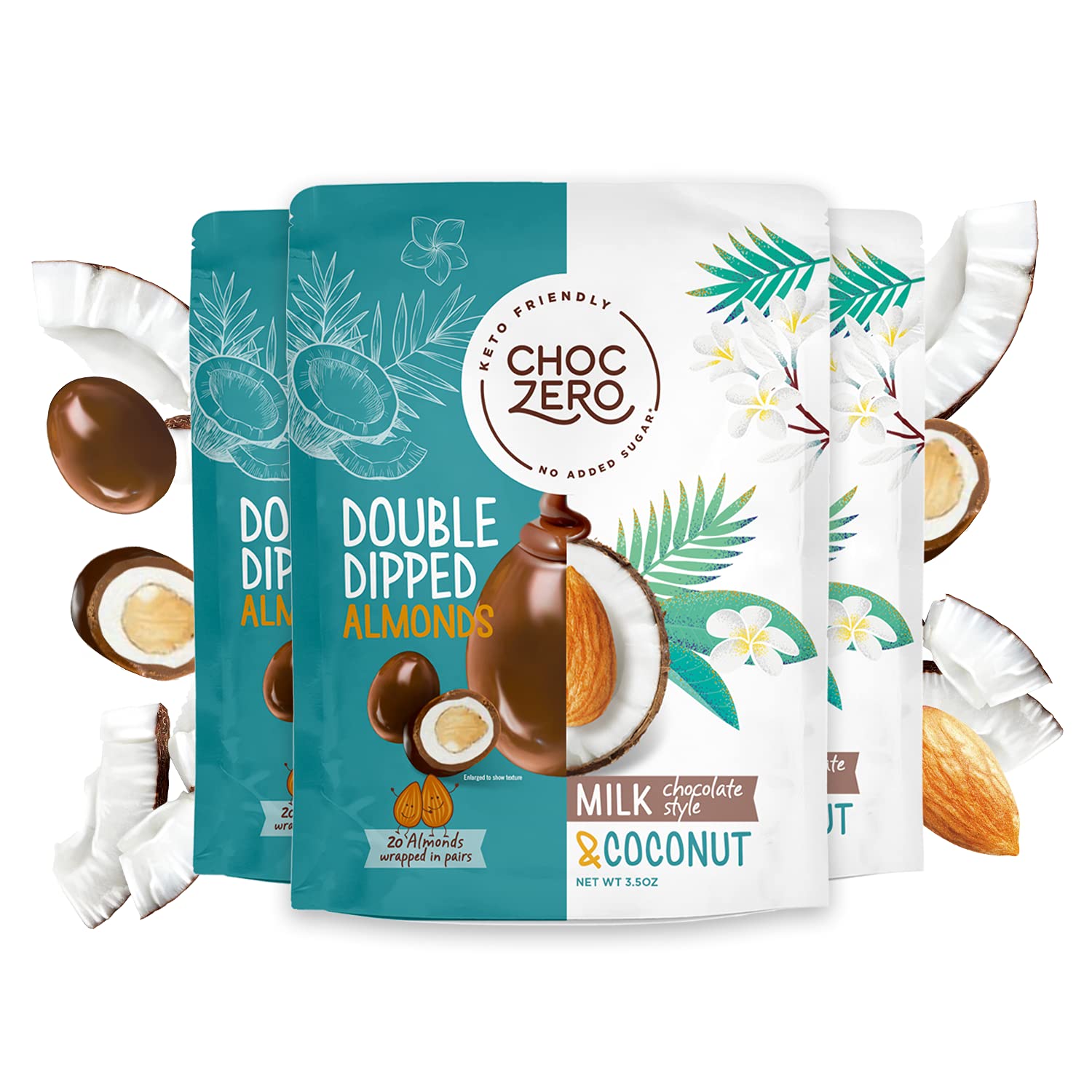 ChocZero Milk Chocolate Coconut Almonds. Keto Trinidad and Tobago Ubuy