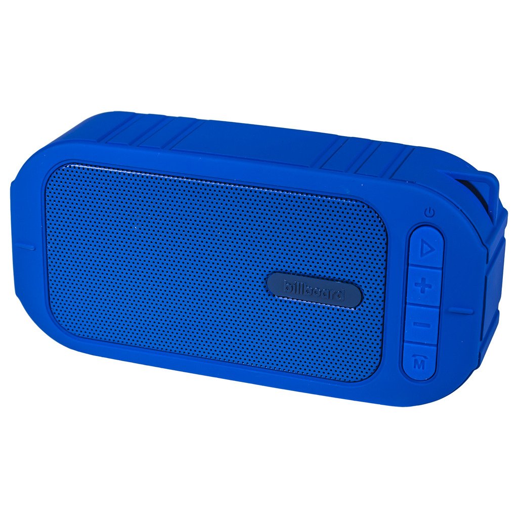 Billboard BB733 Water-Resistant Bluetooth Wireless Speaker With Enhanced Bass - Blue