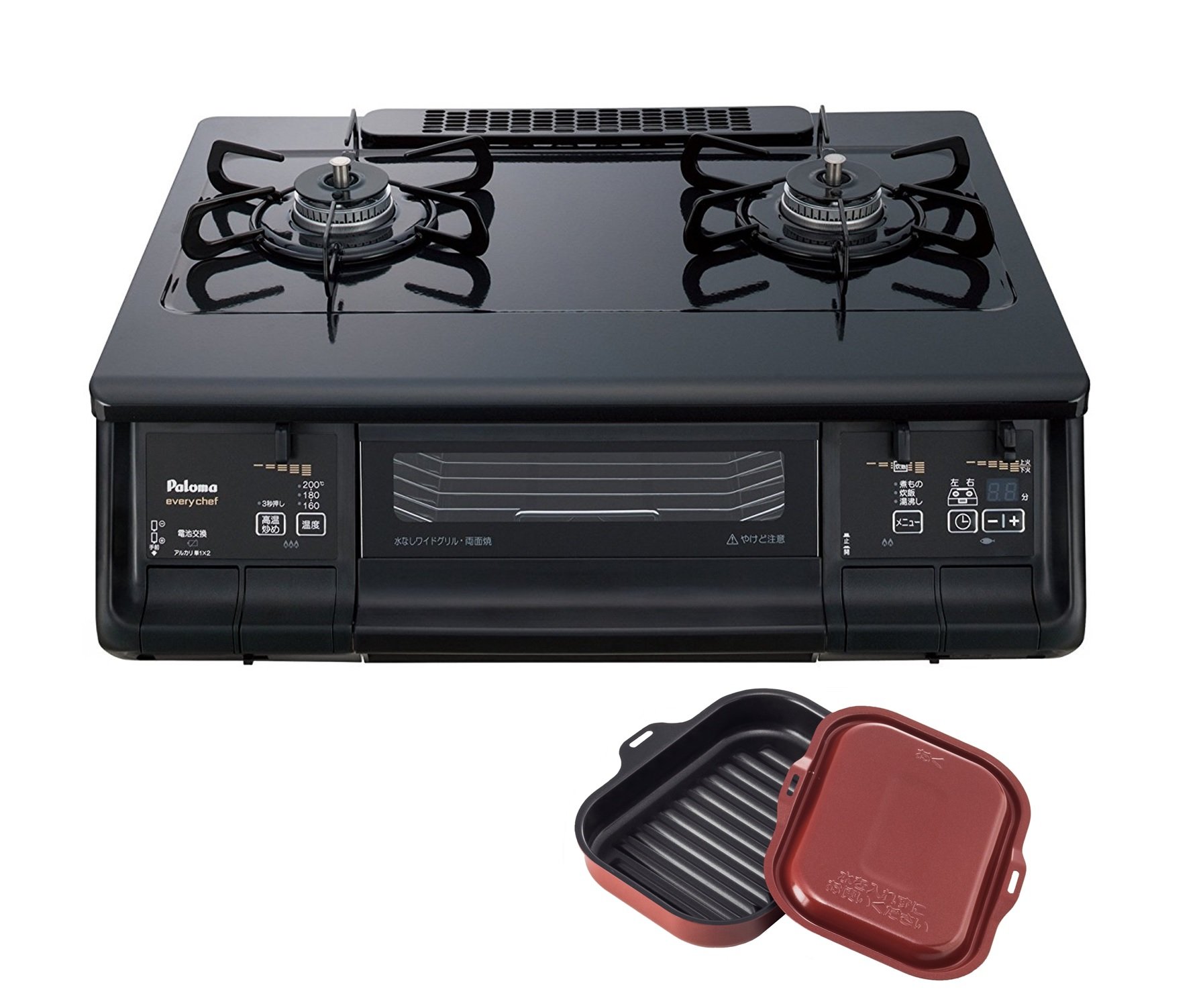 Amazon | パロマ ガステーブル 水無し両面焼き 59cm プロパンガス(LPG  