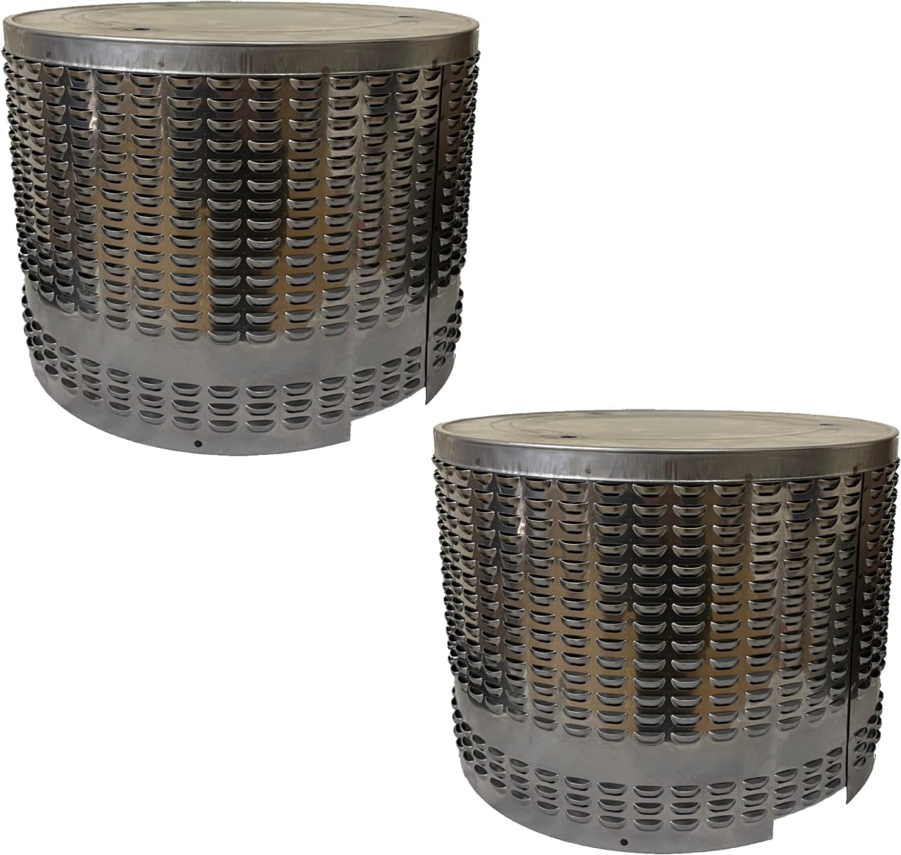 Two Pack Upgraded Durable Patio Heater Burner Net Cover Outdoor Heater Replacement Parts Emitter Screen Stainless Steel Safety Heating Net Fittings Applied to Most Gas Patio Heater 10 3/4"