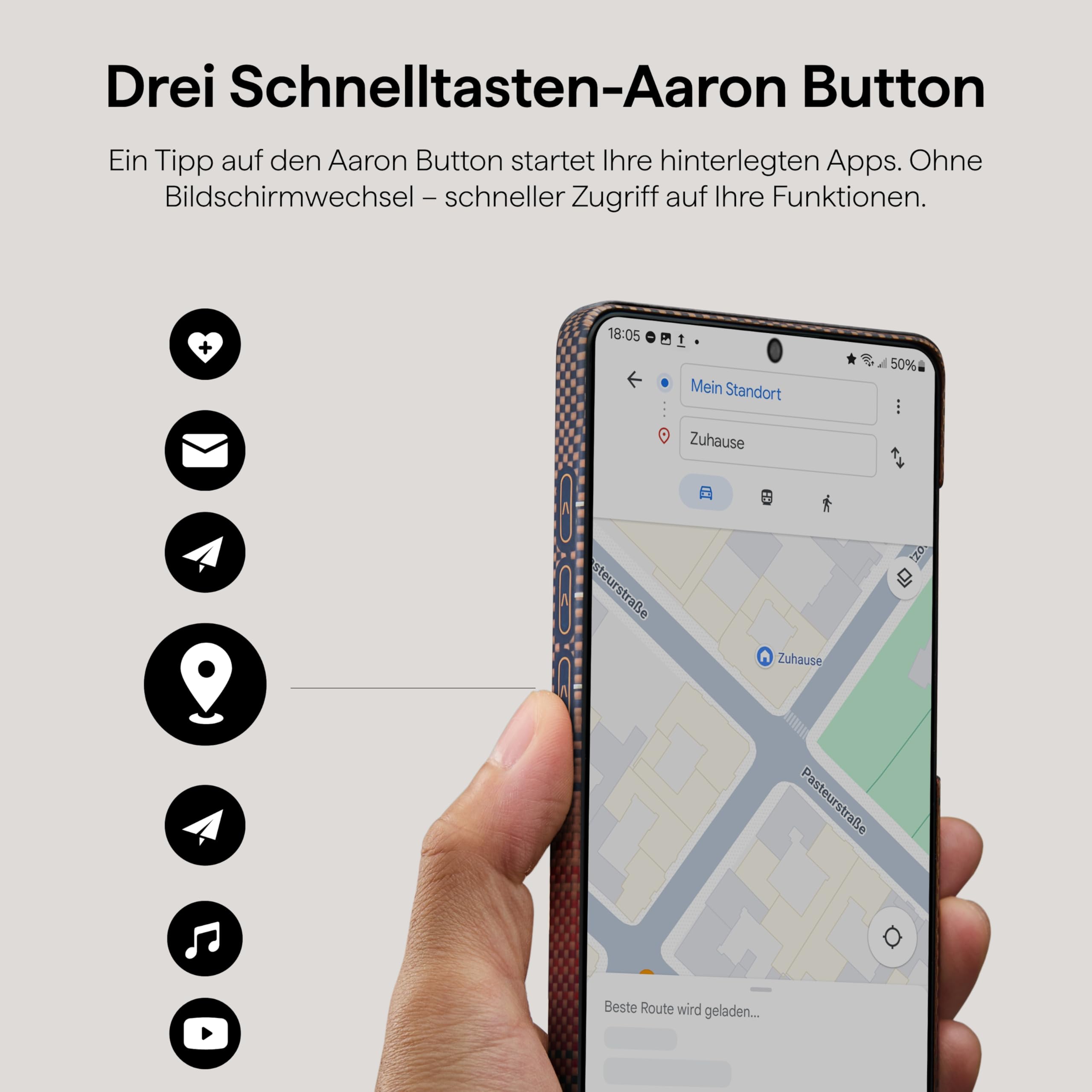 pitaka Ultradünne Hülle für Galaxy S26 Ultra Aramidfaser Sonnenuntergang | Aramidfaser Hülle für Samsung Galaxy S26 Ultra mit Aaron Button Slim Magsafe-kompatibel Handyhülle mit Kameraschutz