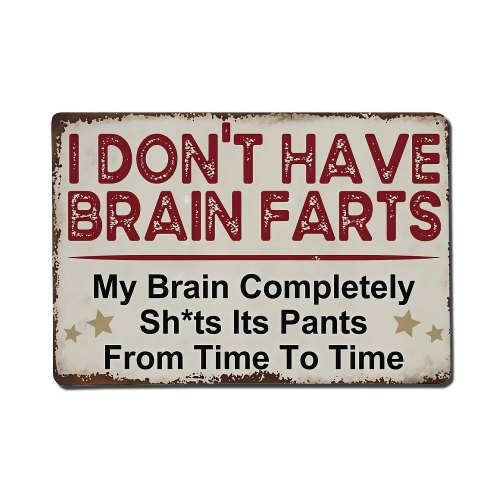 Funny Sarcastic Quote Vintage Wall Sign Vintage Aluminium Metal Sign, Retro Wall Decor for Home, Bar, Garage & Farmhouse 20x30cm