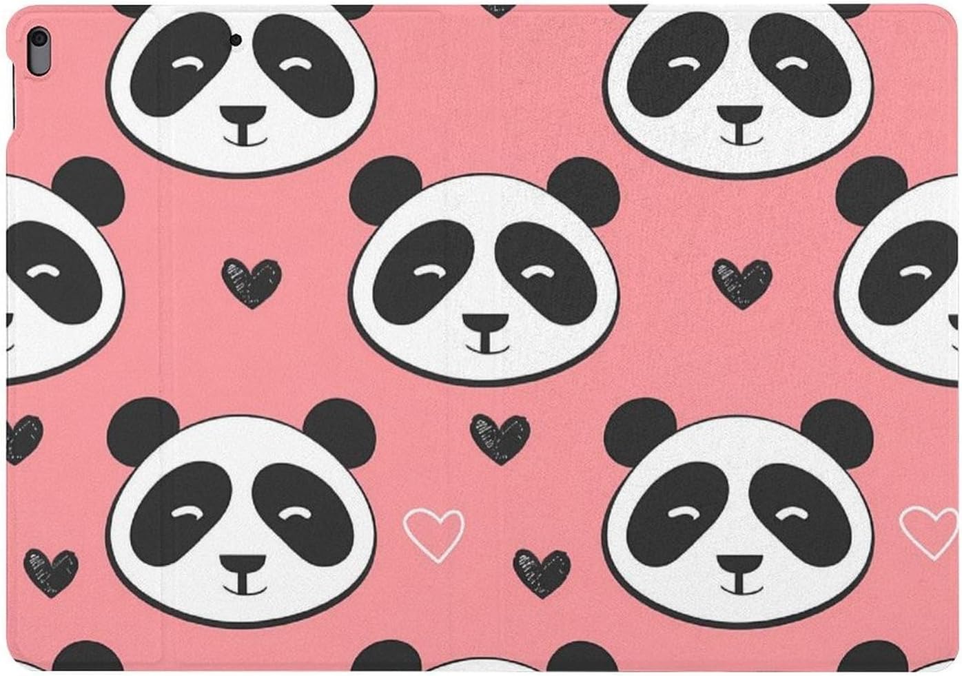Cute Panda Printed Case Trifold Stand Protective Cover Compatible with ipad Pro/ipad Air3(10.5in)