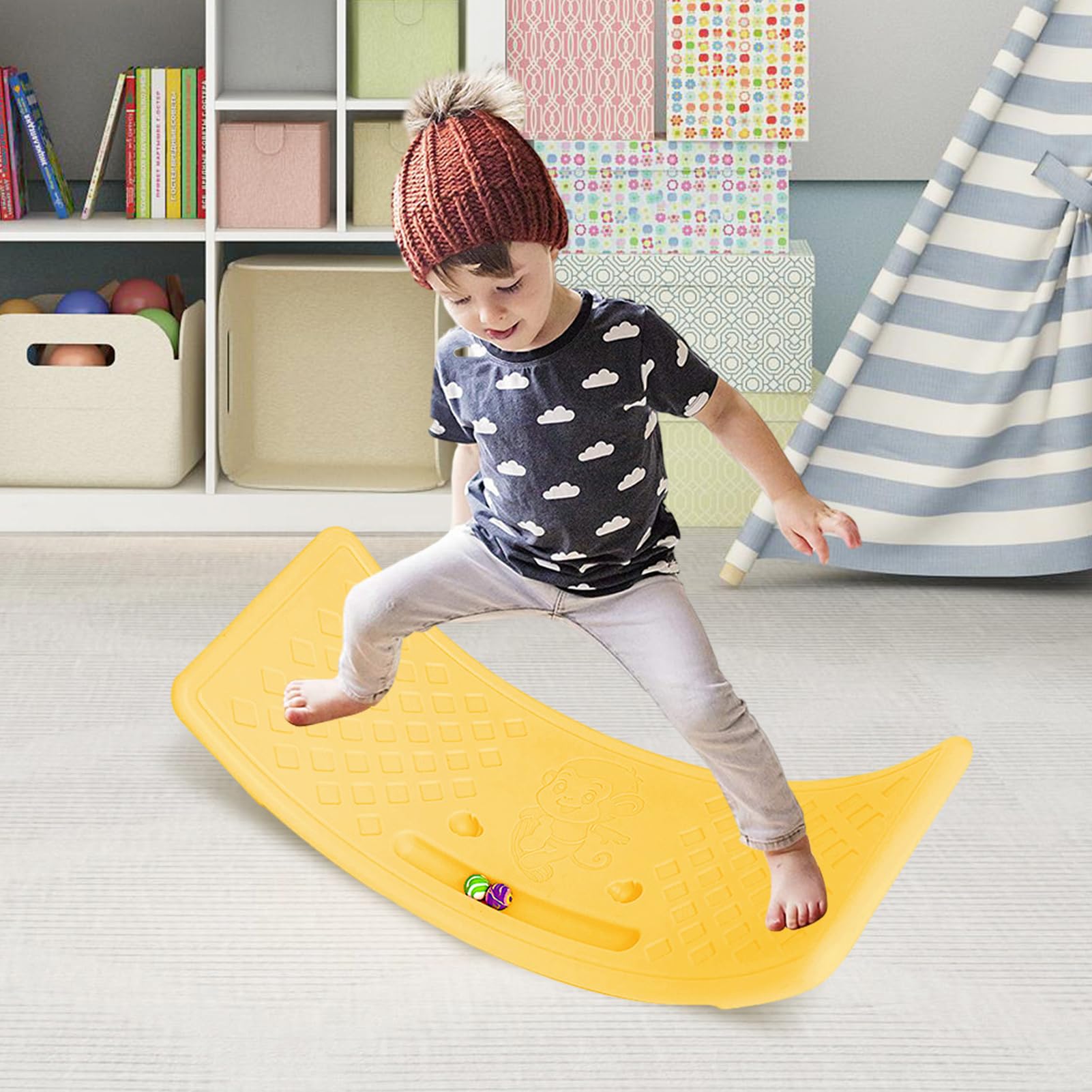 Tavola oscillante per bambini Rocker per bambini - Apertura curva