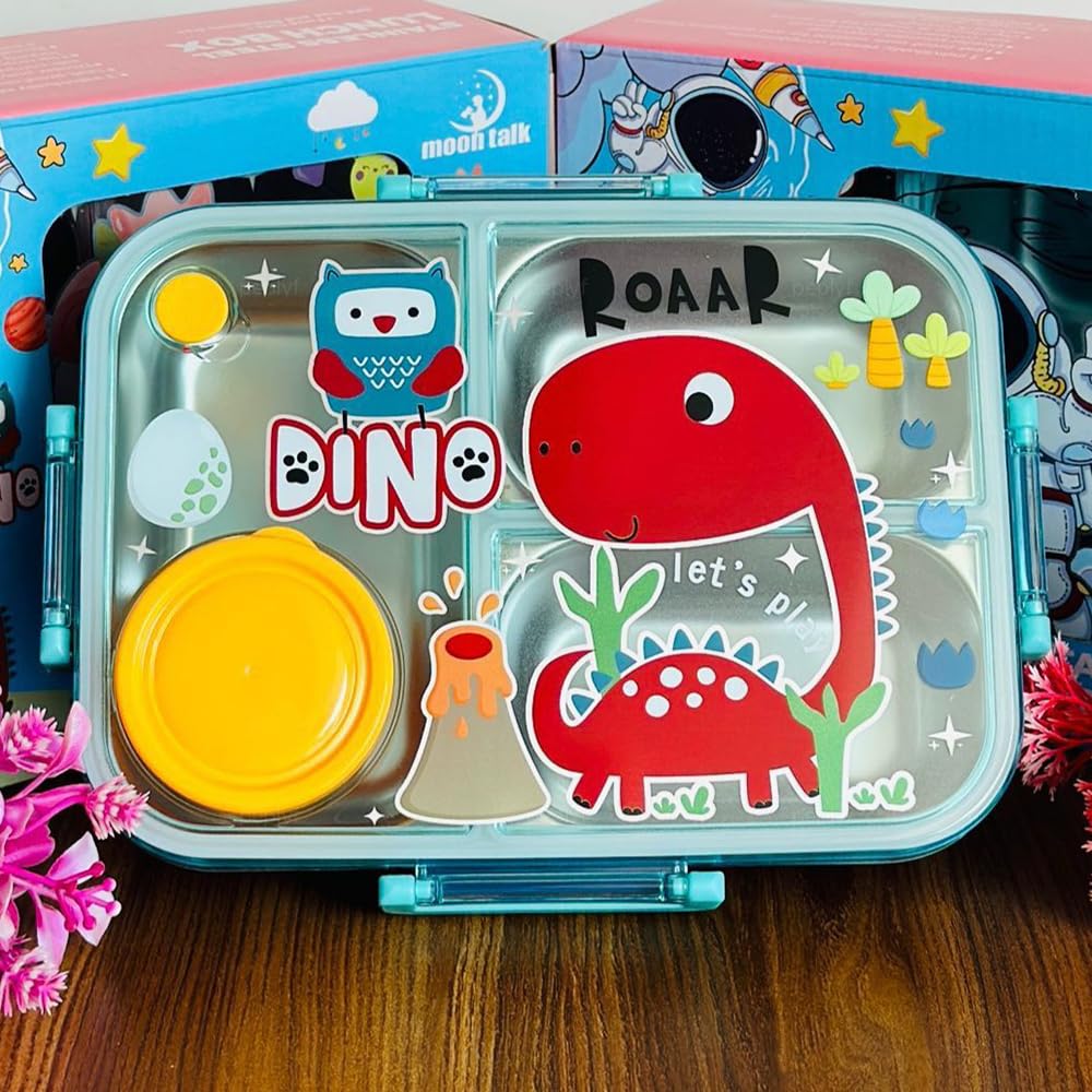 KIDZY Lunchbox: Leakproof Stainless Steel for Kids -1