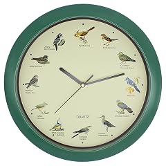 Singing Bird Wall Clock 12 Inch Bird Singing Clock for Home or Office Room Decorative (Green) Singing Bird Wall Clock 12 Inch Bird Singing Clock for Home or Office Room Decorative (Green) item