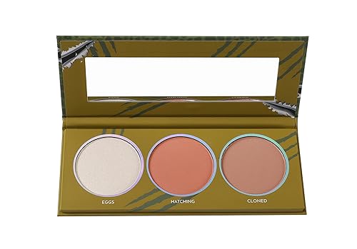 Prolux Cosmetics - Paleta de cara extinta bronceador natural colorete de larga duración y paleta de reflejos color para la cara rubor mate con