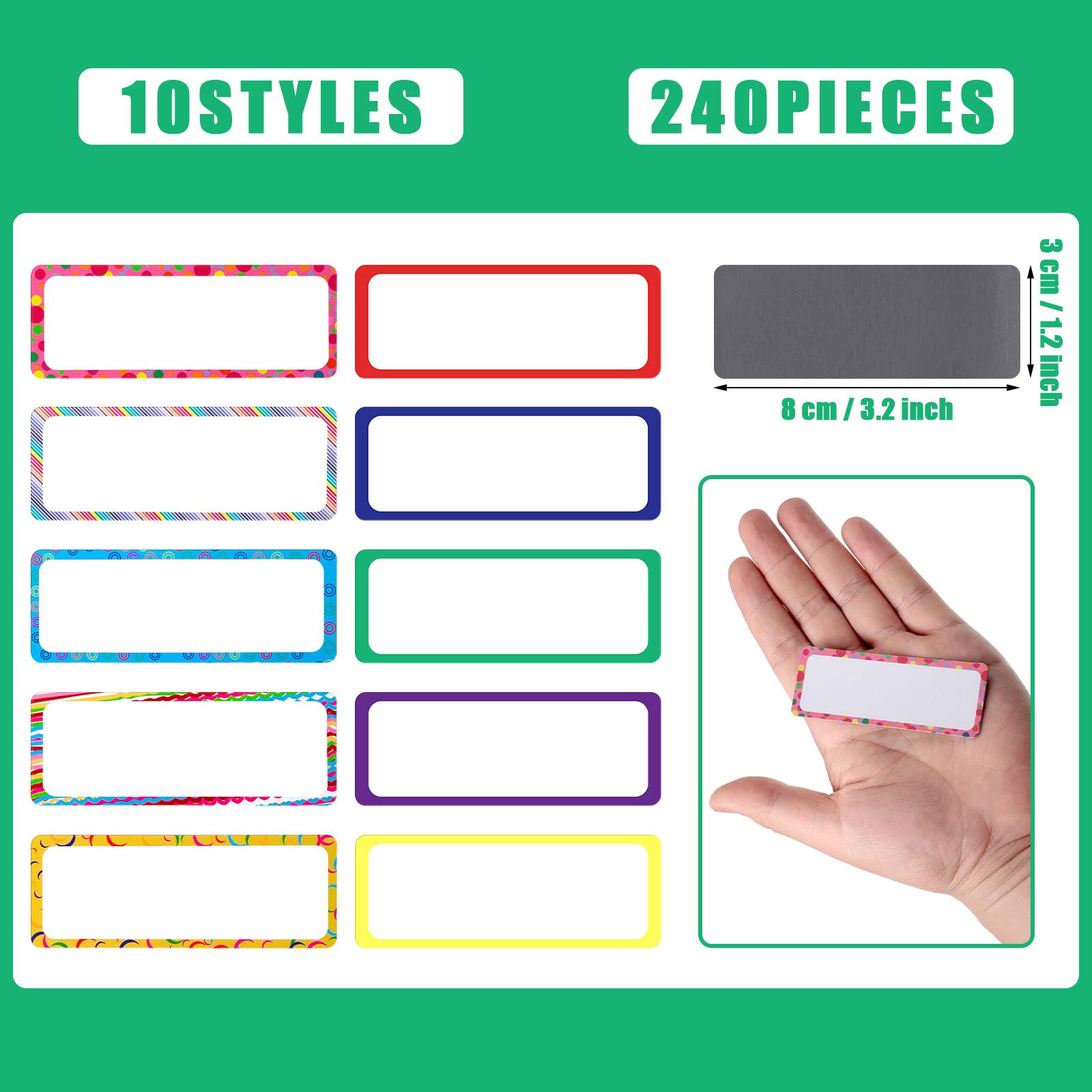 Ensemble De Tableaux Magnétiques Effaçables à Sec Pour Réfrigérateur