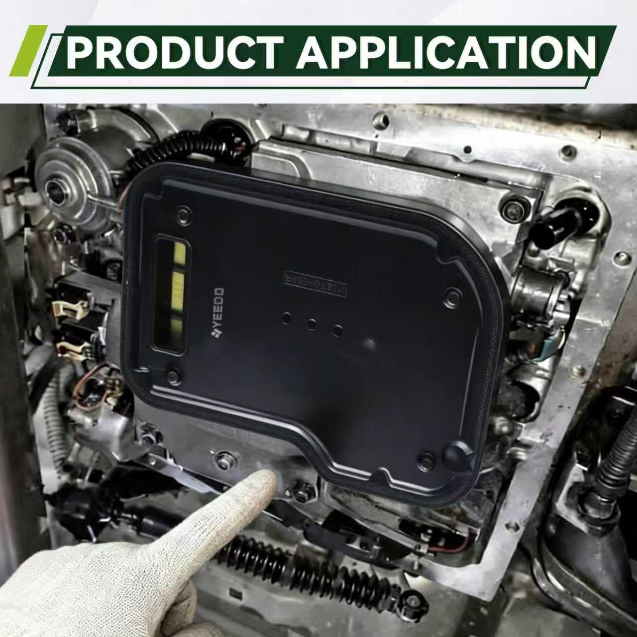 YEEDO 6L80 6L90 Transmission Filter Oil Pan Gasket Kit Fit for Avalanche Camaro Suburban Silverado 1500 Tahoe Corvette Sierra 1500 Yukon Cadillac XLR STS Replaces 24236933 24236517