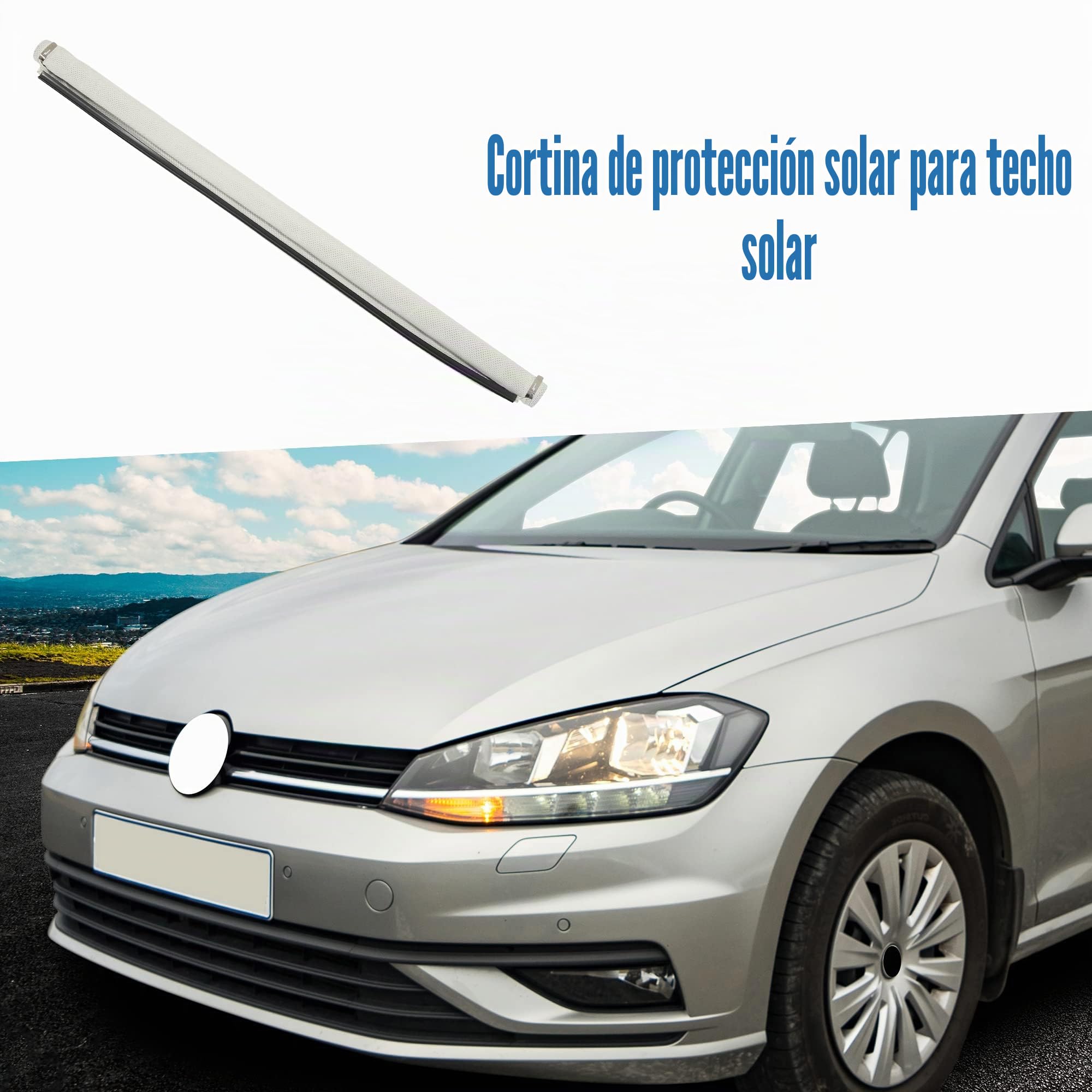 A ABSOPRO Coche Tela Corredizo Techo Sombra Cubierta 1K9877307B para Audi Q5 2010-2017