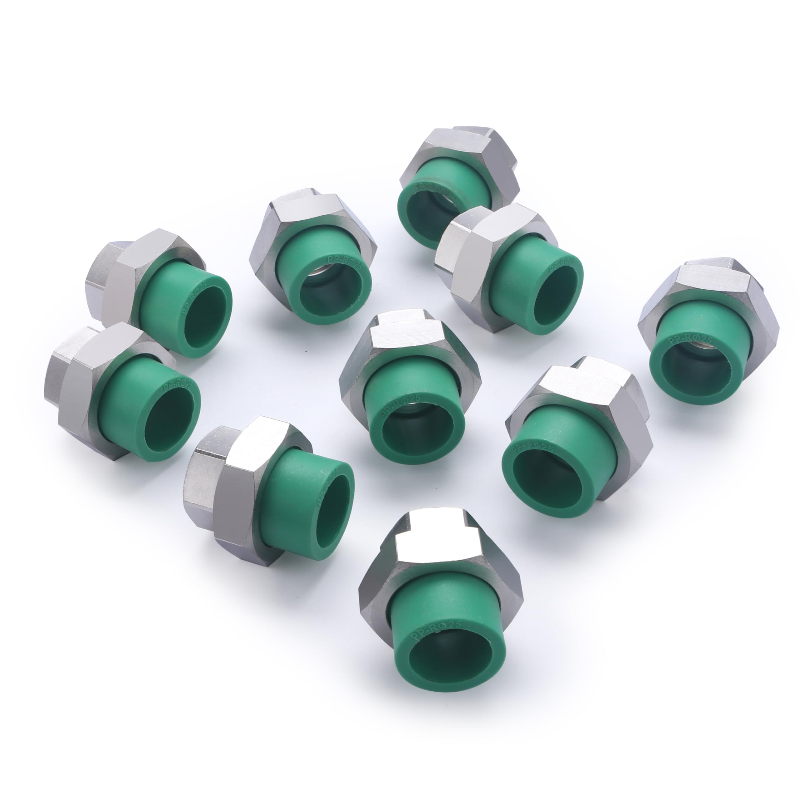 Manguito mixto PPR rosca hembra 3/4 – Ø25 mm x10 unidades | Para unir tubería PPR con conexiones roscadas | Ideal en instalaciones de agua | Resistente, duradero y fácil de instalar | QUICK PLOMBERIE
