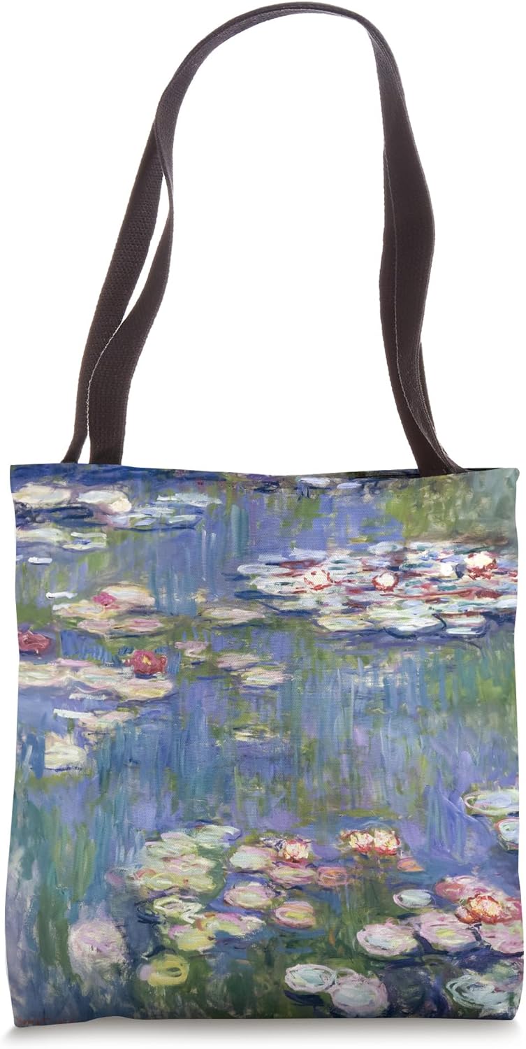 Monets Water Lilies Modern Art Impressionism Painting Cover Tote Bag