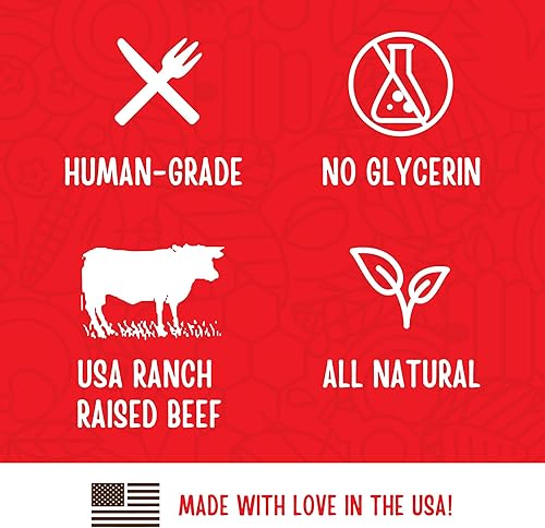 Miniatura 5 de Full Moon Essential Beef Tenders - Golosinas de carne para perros, 14.0 oz