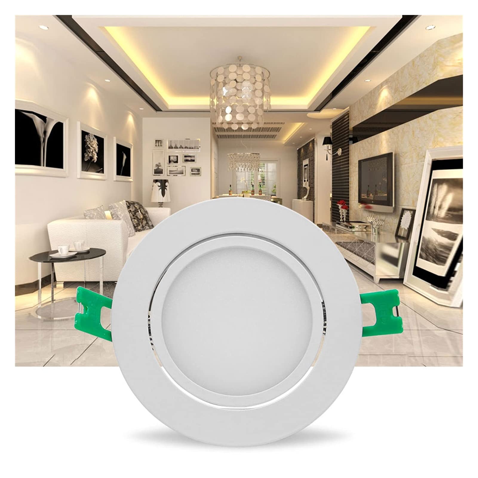 Downlight empotrable LED de techo con transformador for sala estar | alta luz brillante del punto del techo de la MAZORCA de Epistar de 5W 7W 10W 12W for el cuarto de baño