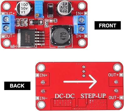 4pcs XL6019 5A High Power Current DC to DC Step-up 5V 6V 12V 24V 3-35V to 5-40V Converter Adjustable Voltage Regulator Power Modules Boost Module Booster