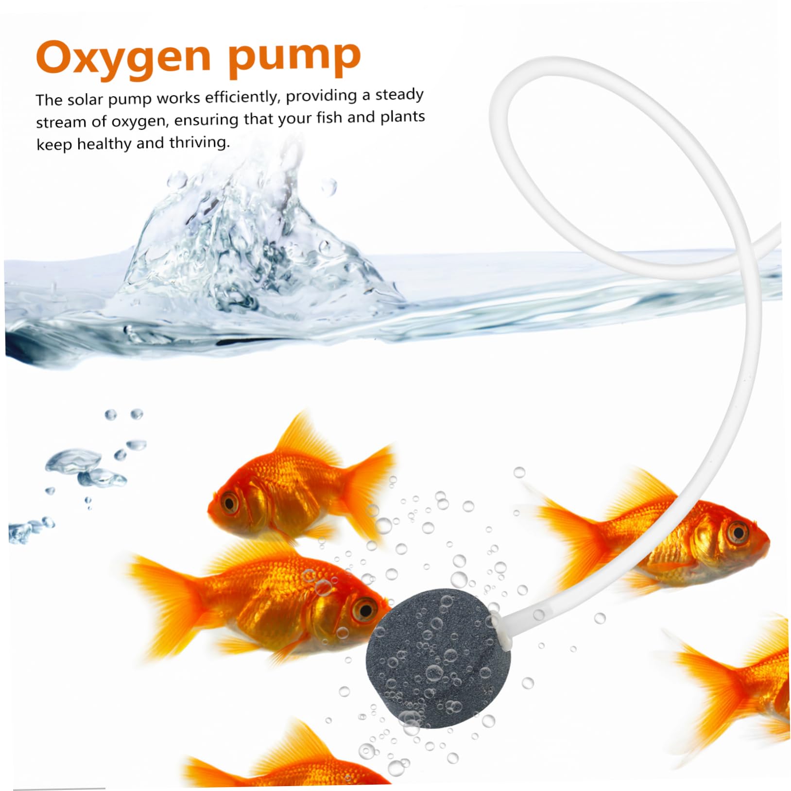 ifundom Bomba Solar De Oxígeno para Estanques De Peces Bomba De Aire para Aireador De Oxígeno para Peceras para De Agua