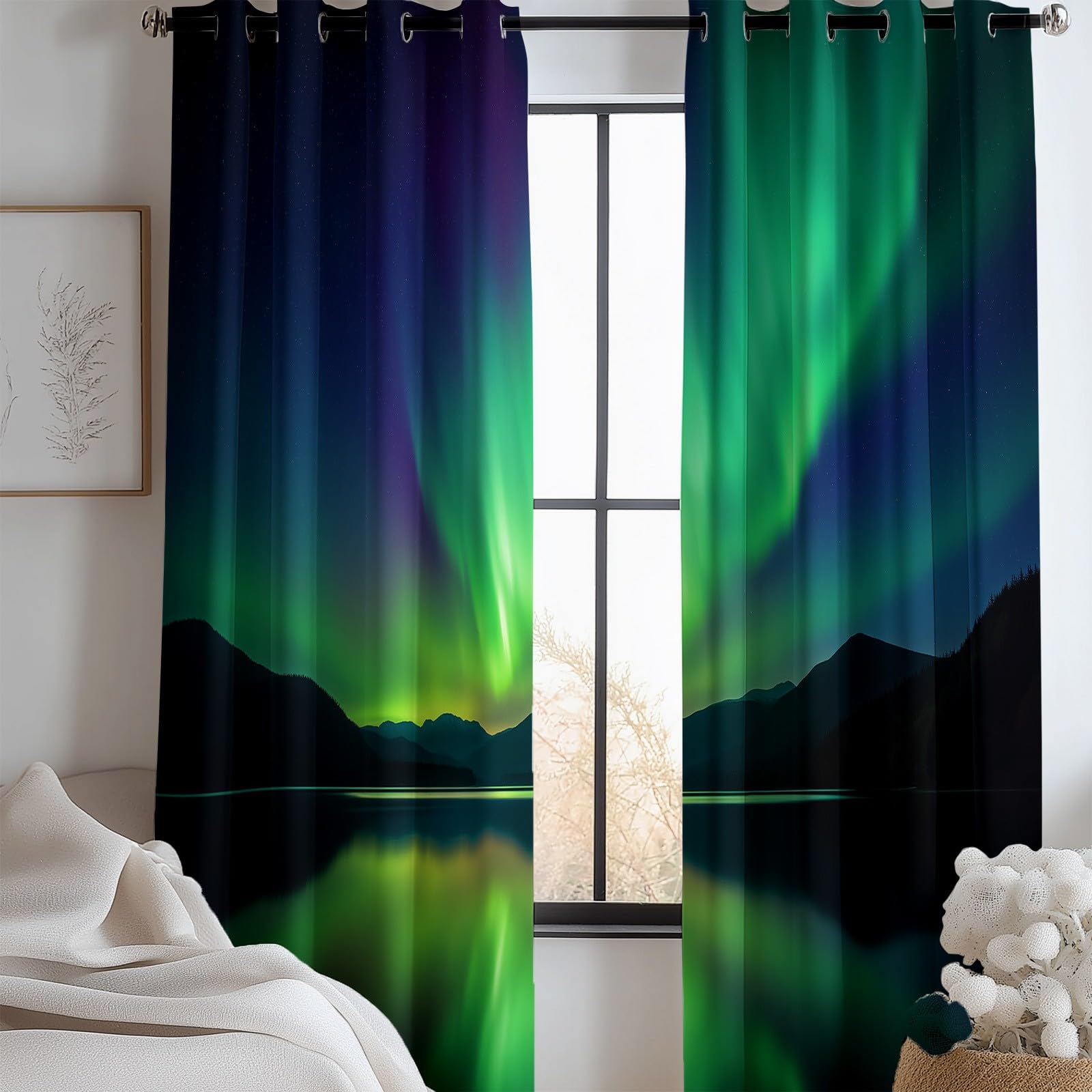 Rideau chambre enfant bleu pour créer un nid douillet avec isolation thermique