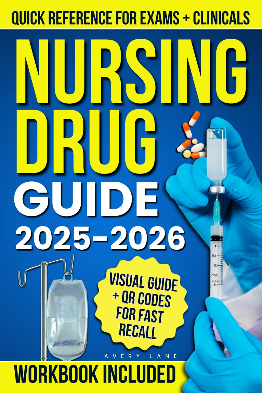 Nursing Drug Guide: Master 700+ essential meds with red flag alerts and IV tips—pass exams, stay sharp in clinicals, and never forget drug names or side effects under pressure.