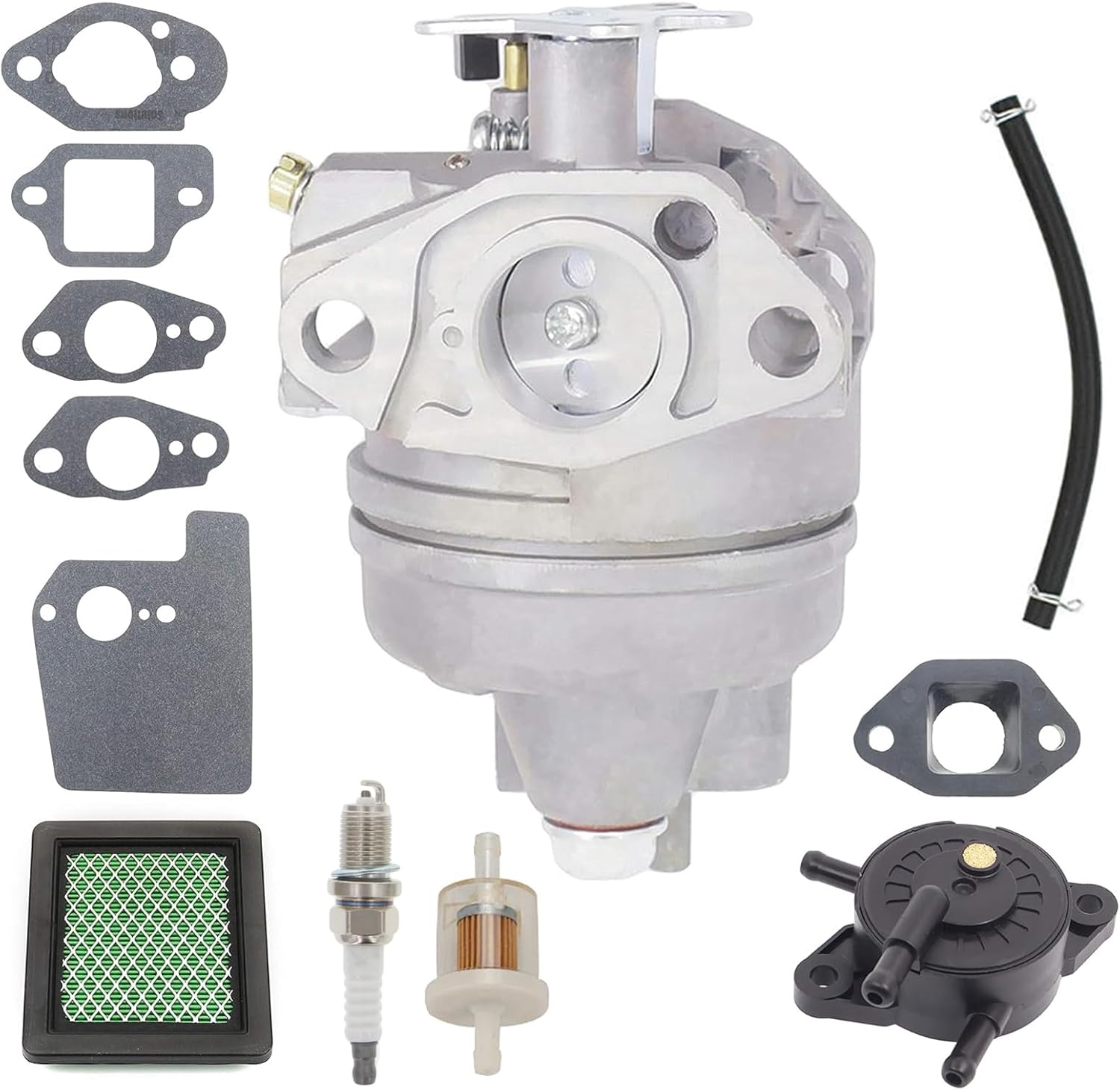 16100-Z1A-802 Carburetor for Honda 16100-Z1A-801 GC190 GC190A GC190LA Engines Lawn Mower with 16700-Z0J-003 Fuel Pump 17211-ZL8-023 Air Cleaner