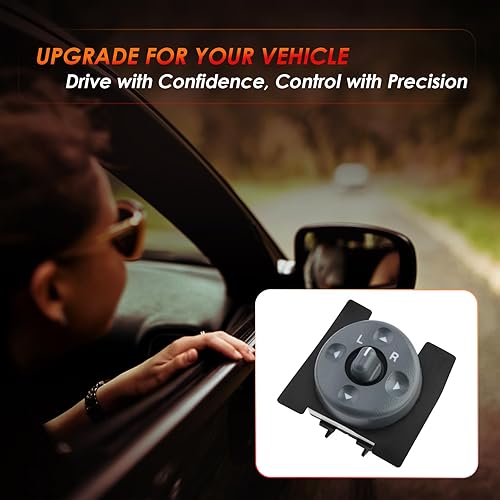 Miniatura 7 de Interruptor de espejo eléctrico | para Chevy GMC C1500 C2500 C3500 K1500 K2500 K2500 K3500 Truck Suburban Tahoe Yukon Isuzu Cadillac Oldsmobile y