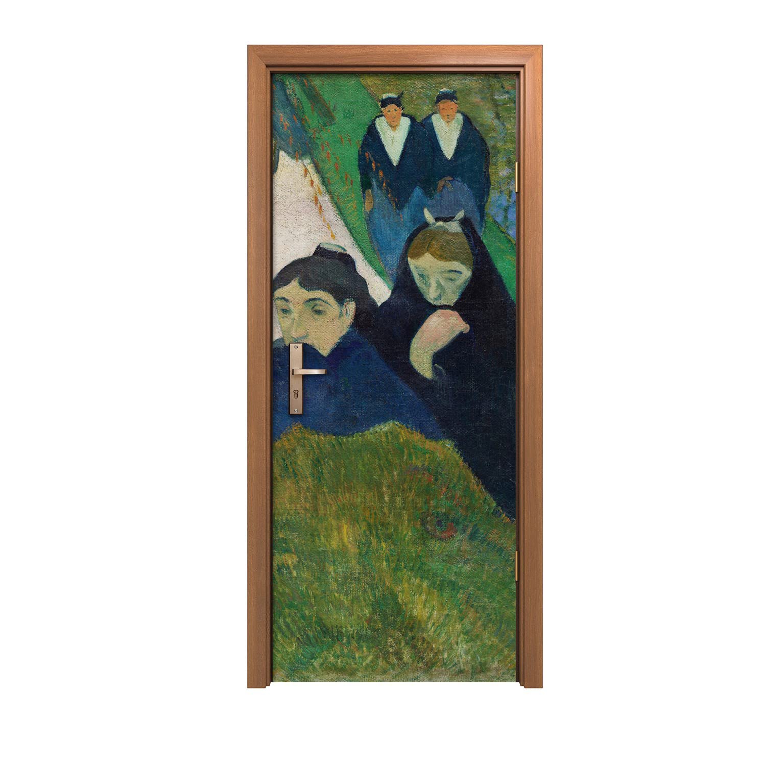 Autocollant de porte Coloray Arlésiennes Gauguin pour sublimer l'ambiance du salon