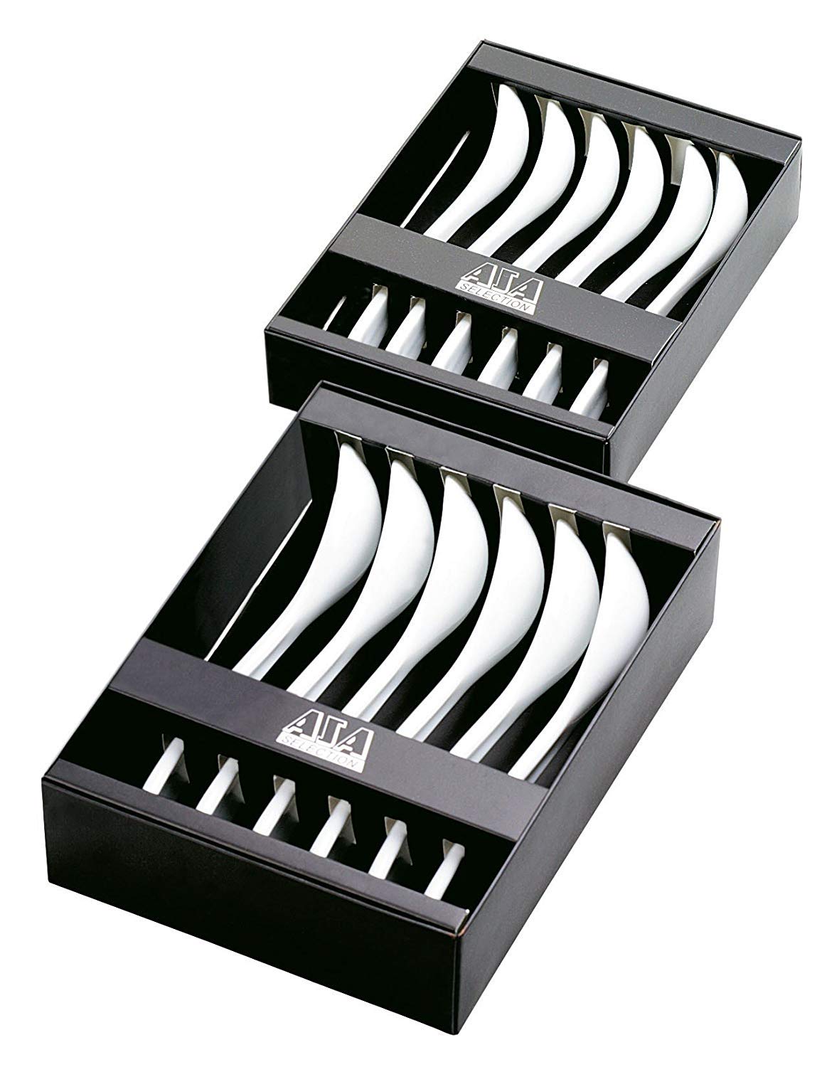 Asa Selection Earthy Set Di 4 Cucchiai Da Tavola - 15 Cm - Acciaio Inox - 3
