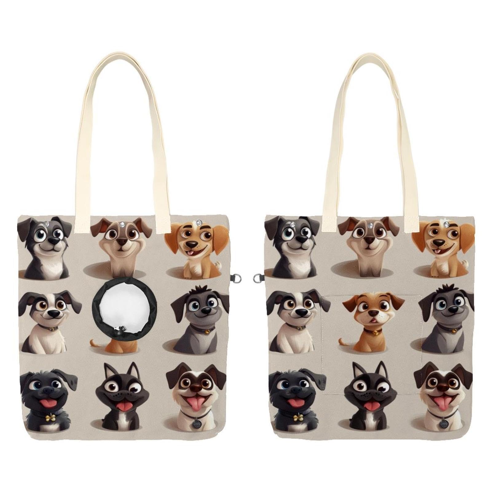 Sac portable pour petits animaux en toile robuste pour sécuriser vos trajets