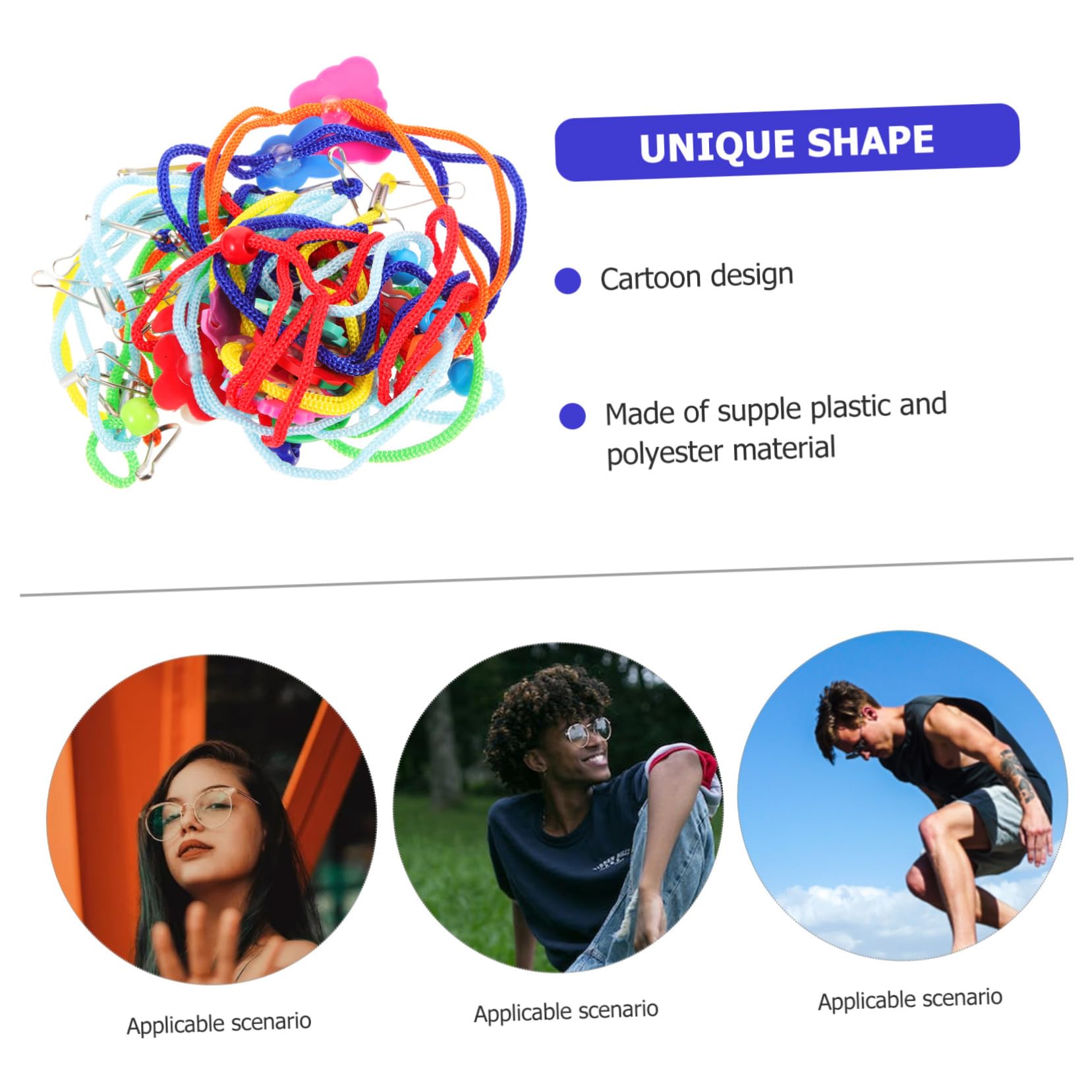 Holibanna 10Pcs Lost Glasses Lanyards for Wear Resistant Eyeglasses Hanging Ropes Mixed Style for Boys and Reusable and Functional Design