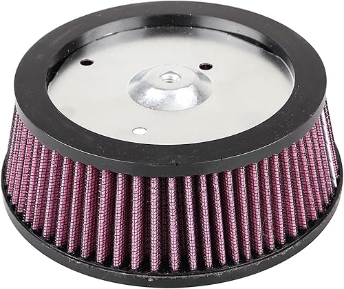 Big Sucker - Filtro de filtro de aire rojo de alto flujo etapa 1 apto para Harley Big Twin Cam Softail Dyna Touring Road King Electra Street Glide