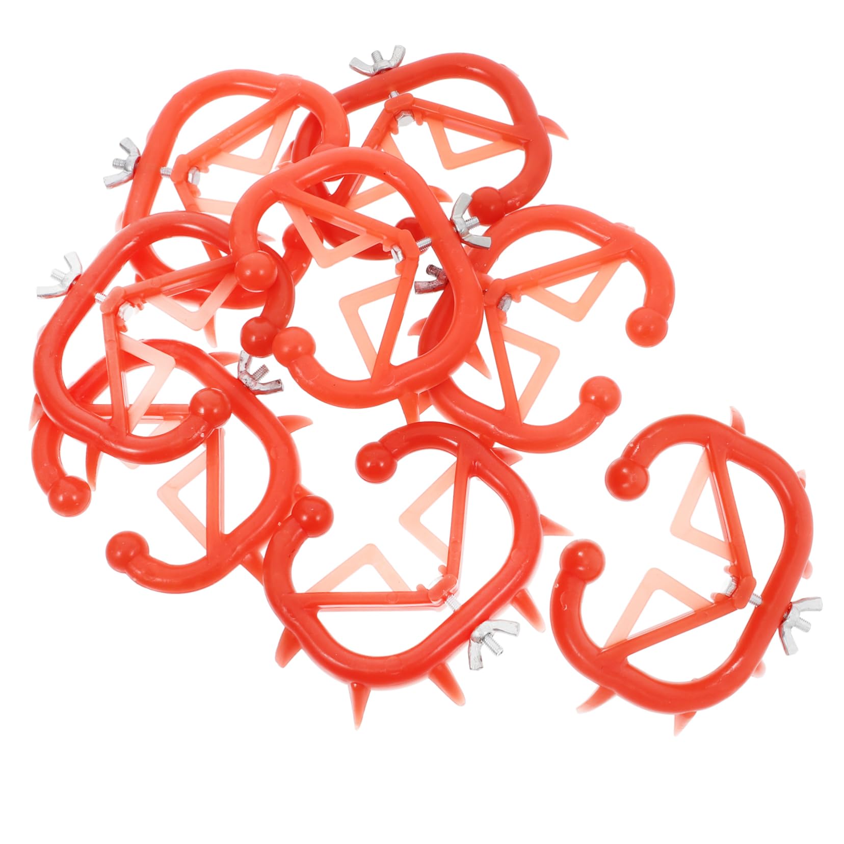 UPKOCH 5 Set Anello Per Svezzamento Clip Per Nasello Calf Weaner Strumento Per Prevenire Succhiamento Attrezzatura Per Allevatori Bestiame 8 Pezzi * 5