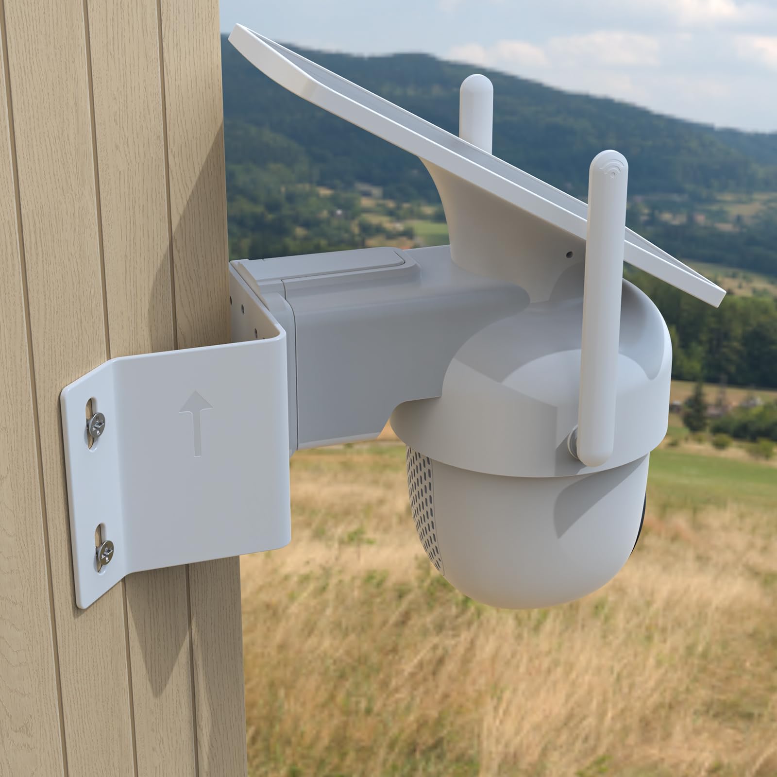 TIUIHU Corner Mount with Camera Rain Cover for AOSU 2K/3MP WiFi Security Camera Outdoor Wireless (C9C2CA11)(C9C3CA11) - Image 4