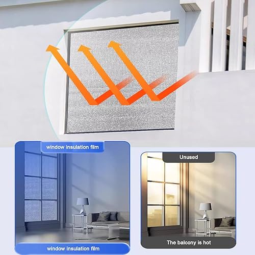 Miniatura 4 de Película de vidrio opaca total para habitación, protector de aislamiento térmico de papel de aluminio, control de calor, tinte anti UV, película
