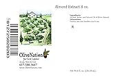 Vista 1 de Extracto de almendra, sin OMG, Kosher, sin gluten, vegano, 8 onzas